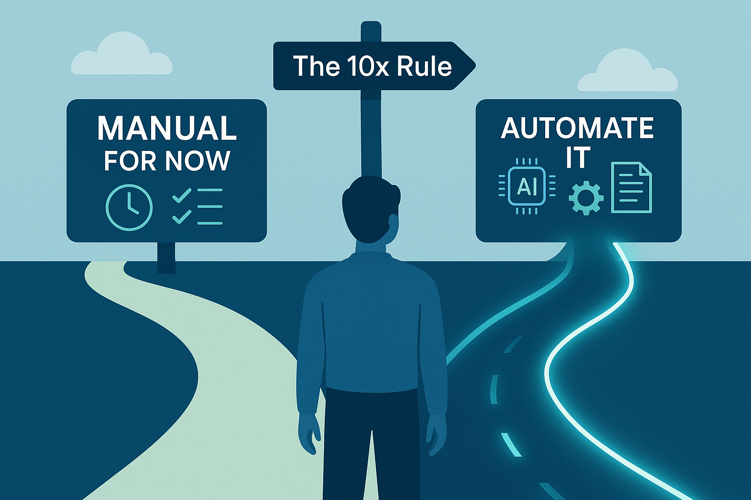 When NOT to Automate: The 10x Rule